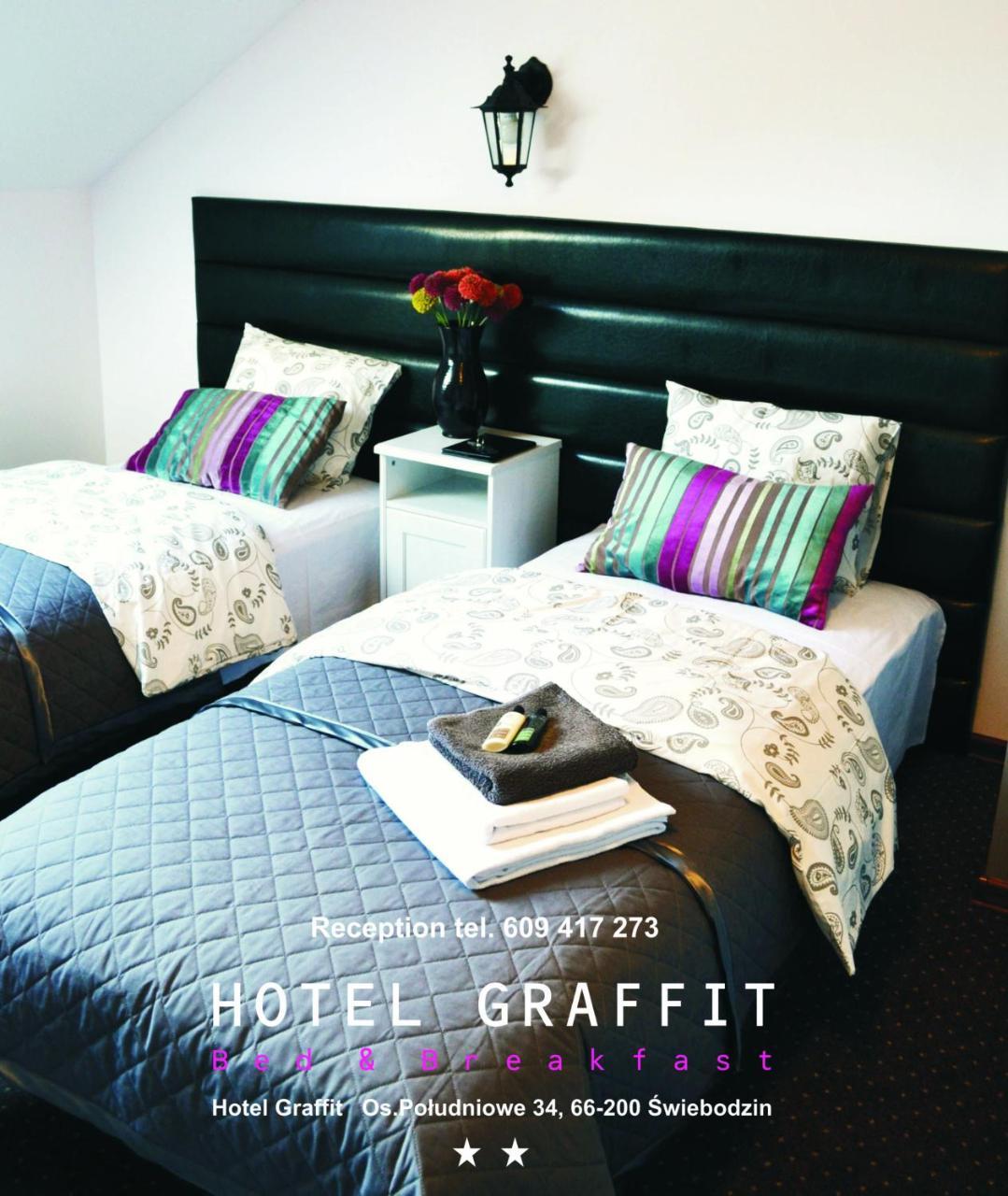 Hotel Graffit Świebodzin Esterno foto